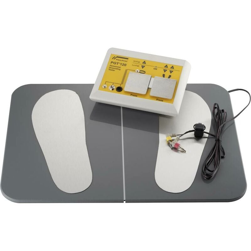 foto del prodotto wolfgang warmbier pgt 120 kit tester esd a terra incl. pedana, incl. certificato di calibrazione