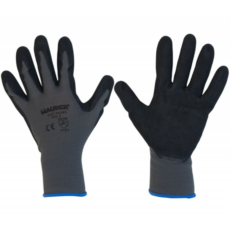 foto del prodotto wolfpack 15031507 guanto wolfpack glovex nitrolo foam 10 nero