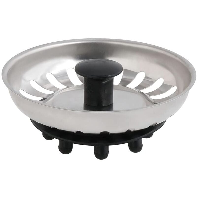 foto del prodotto wolfpack 4110650 tapon valvula cesta fregadero inoxidable t-93-115 1 1/2