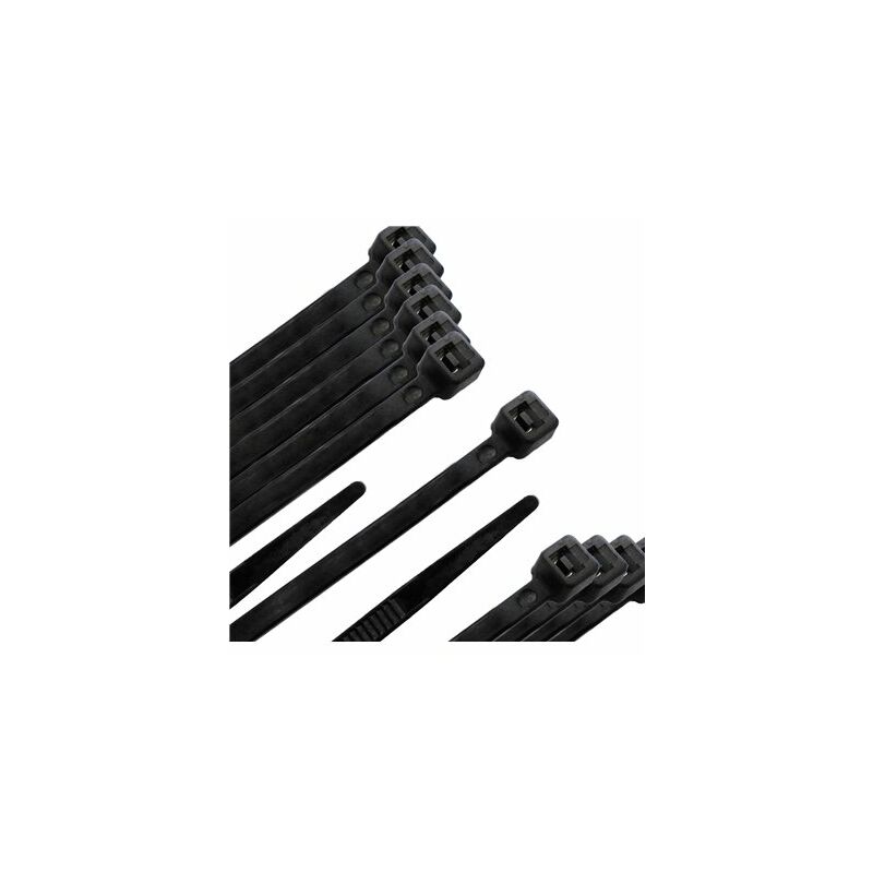 foto del prodotto wolfpack briglia 100 nylon. colore nero 7,5 x 360 mm. sacchetto 100 unit 