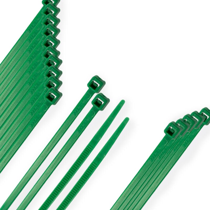 foto del prodotto wolfpack briglia 100 nylon. colore verde 4,6 x 390 mm. sacchetto 100 unit 
