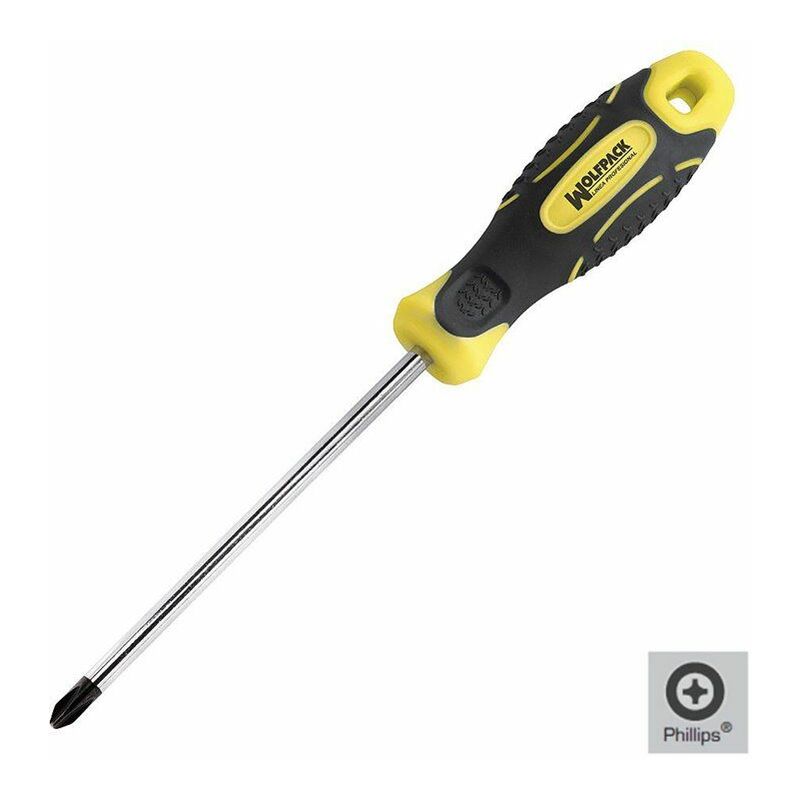 immagine 0 del prodotto wolfpack cacciavite phillips bimateriale n. 0 75 mm.