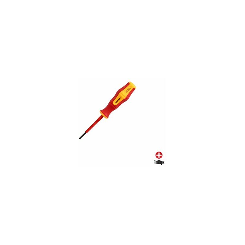 foto del prodotto wolfpack cacciavite phillips isolato certificato vde 1.000 v ph0 x 3,0 x 60 mm