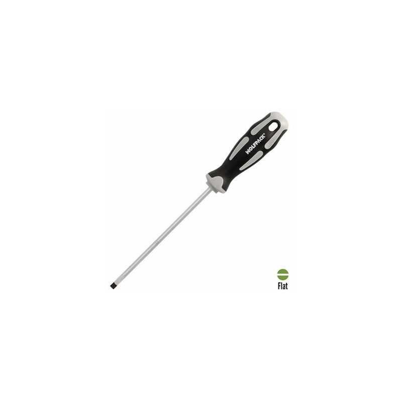 foto del prodotto wolfpack cacciavite piatto vuoto in acciaio s2 1,2 x 6,0 x 150 mm