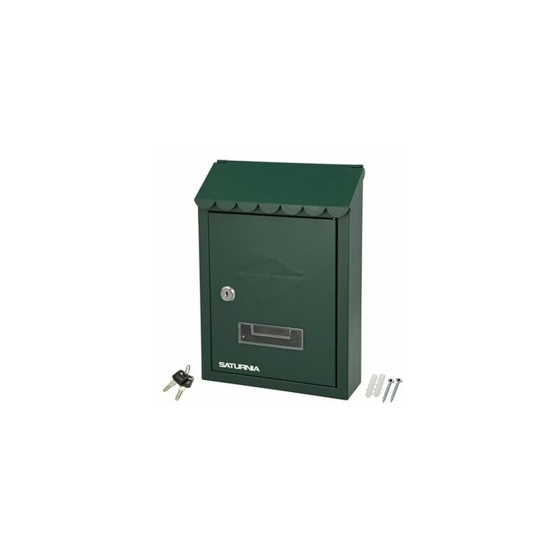 foto del prodotto wolfpack cassetta postale per esterno residenza 205 x 300 x 70 mm. verde