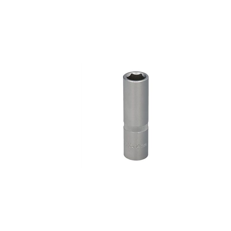 foto del prodotto wolfpack chiave a bussola esagonale lunga 1 2 14mm 75x22mm in acciaio al cromo vanadio con spigoli arrotondati