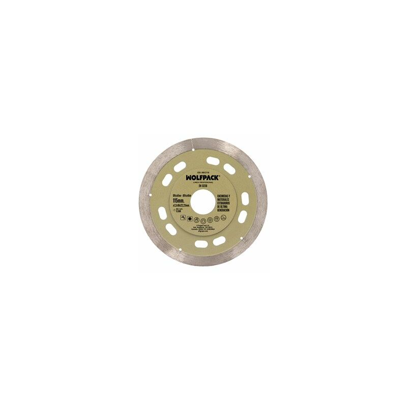 foto del prodotto wolfpack disco diamantato 115 mm. materiali di ultima generazione. segmento da 10 mm.