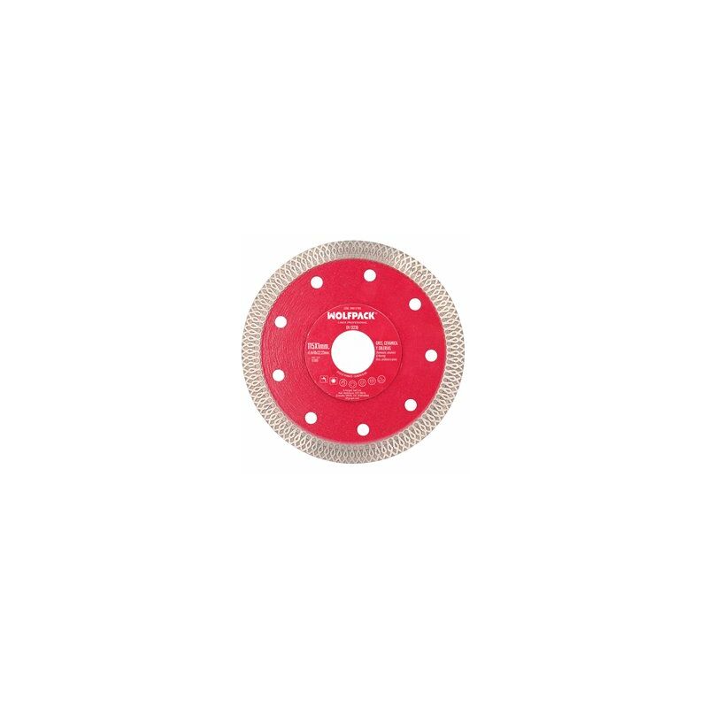 foto del prodotto wolfpack disco diamantato 115 mm. porcellana, gres, ceramica, pavimenti. segmento da 10 mm.