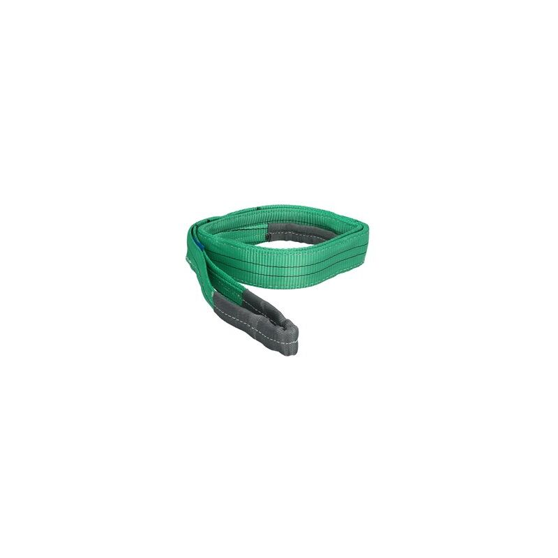 foto del prodotto wolfpack fettuccia piatta doppia fascia 2.000 kg. 2 metri colore verde