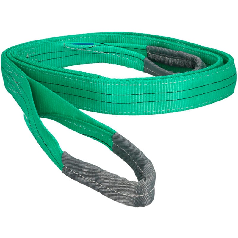foto del prodotto wolfpack fettuccia piatta doppia fascia 2.000 kg. 3 metri colore verde