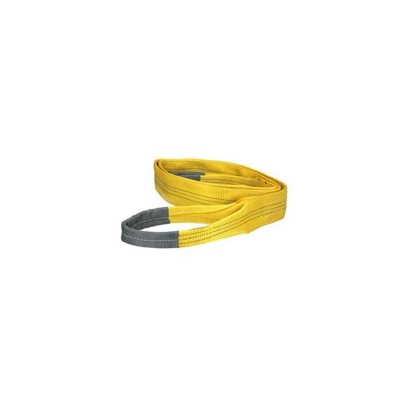 foto del prodotto wolfpack fettuccia piatta doppia fascia 3.000 kg 4 metri colore giallo