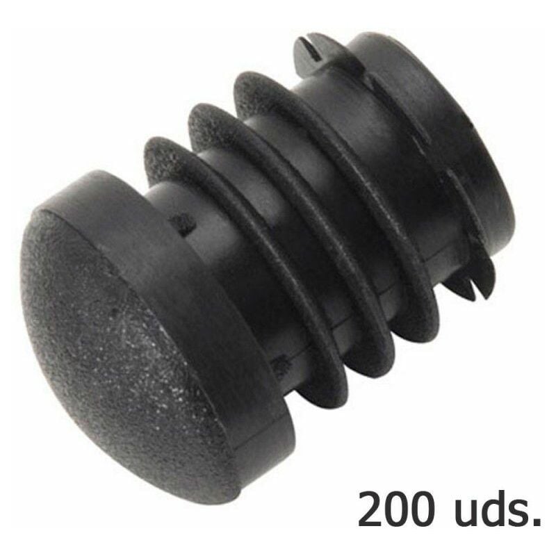 foto del prodotto wolfpack ghiera plastica tonda interna nera per tubo esterno 22 mm. borsa 200 unit 