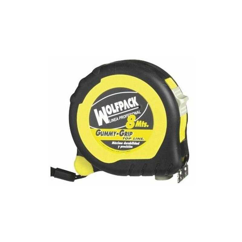 foto del prodotto wolfpack impugnatura flessometrica magnetica topline con freno 5 metri 19 mm.
