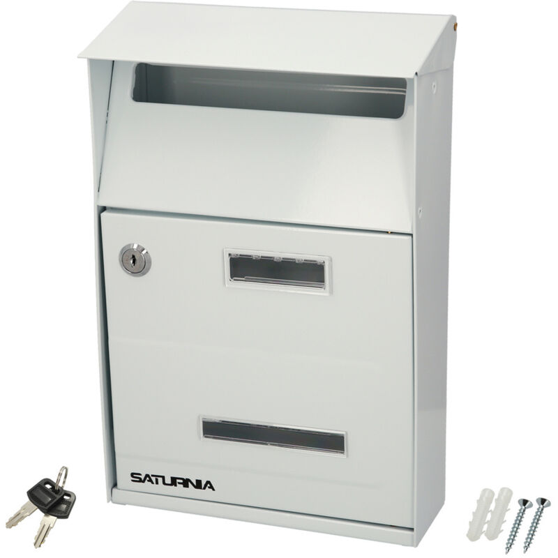 foto del prodotto wolfpack linea profesional 03081285 cassetta postale da esterno country white 215 x 320 x 105 mm, multicolore, individuale