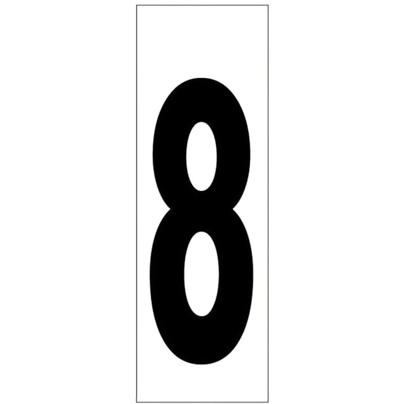 foto del prodotto wolfpack linea profesional 15058016 numero adesivo 46x140 mm. n. 8, multicolore