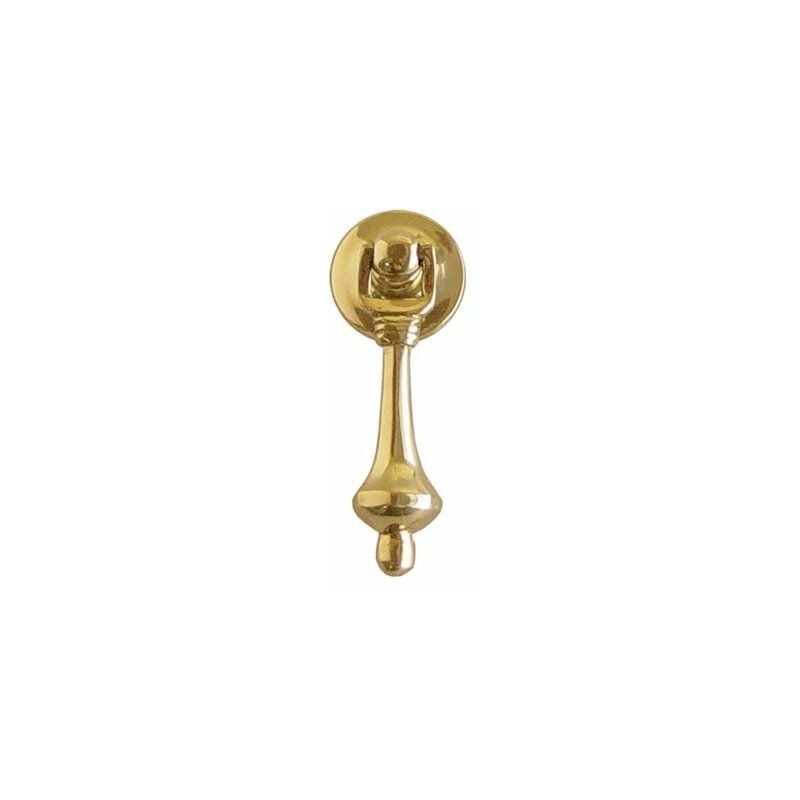 foto del prodotto wolfpack linea profesional b 76513 maniglia a pendolo in ottone lucido, 70 mm
