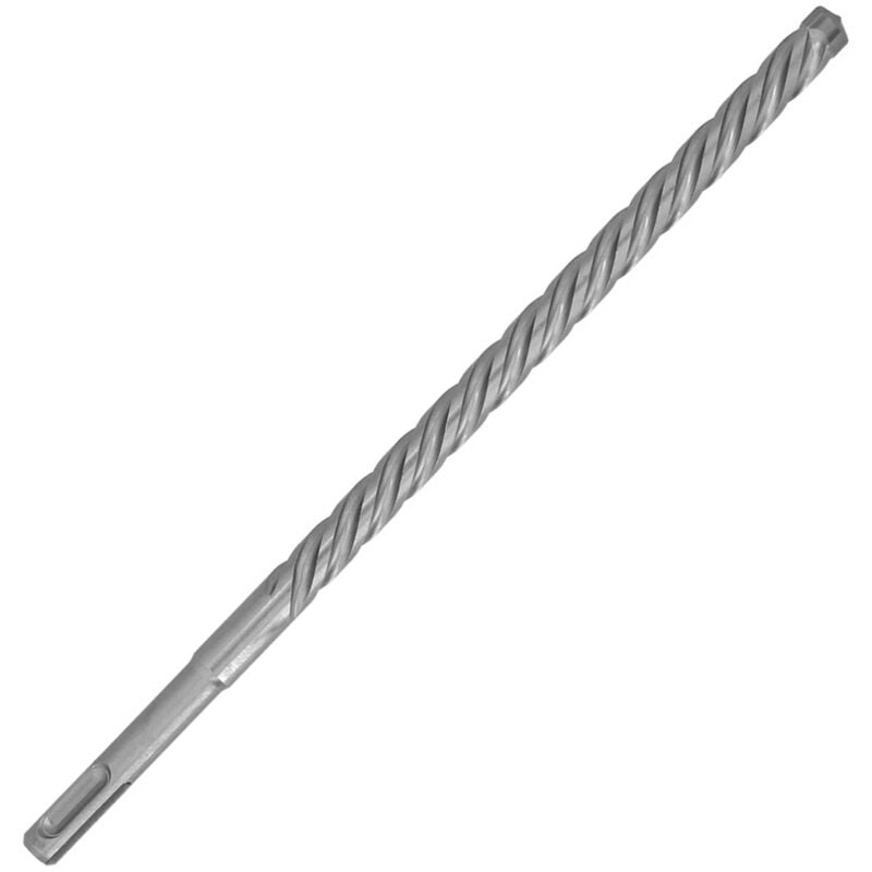 foto del prodotto wolfpack linea profesional sds plus 8 bordi di taglio speciali per cemento armato 12 x 260 mm. punta per muro, punta per fondazione, punta per