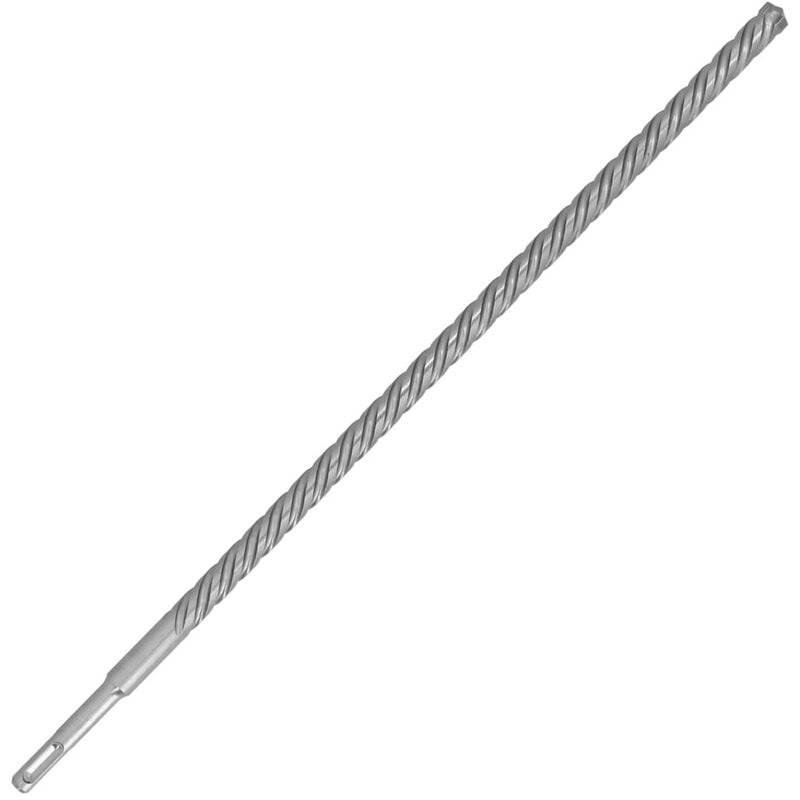 foto del prodotto wolfpack linea profesional sds plus 8 bordi di taglio speciali per cemento armato 14 x 450 mm. punta per muro, punta per fondazione, punta per muro