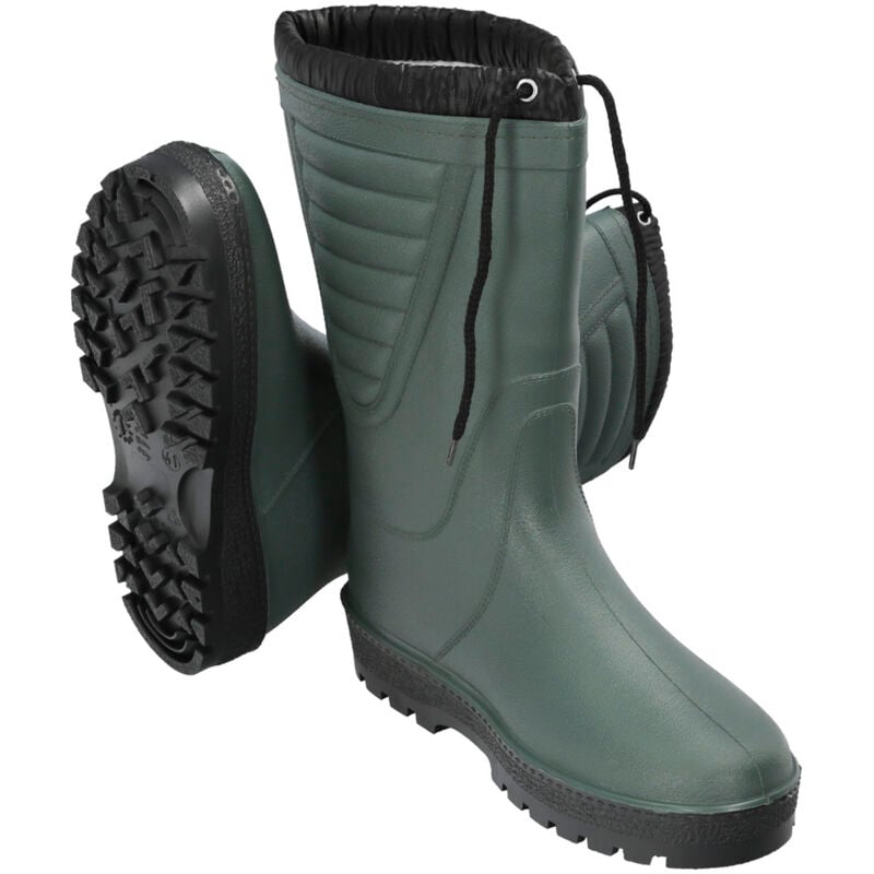 foto del prodotto wolfpack linea profesional stivali di gomma alti verdi winter 80 n 46 coppia 