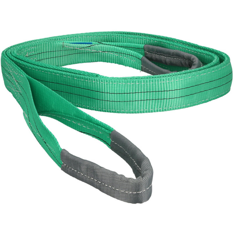 foto del prodotto wolfpack linea professional 15030211 imbragatura piatta a doppia banda 2.000 kg. fattore di sicurezza 7 1, lunghezza 5 metri larghezza 6 cm. 100 