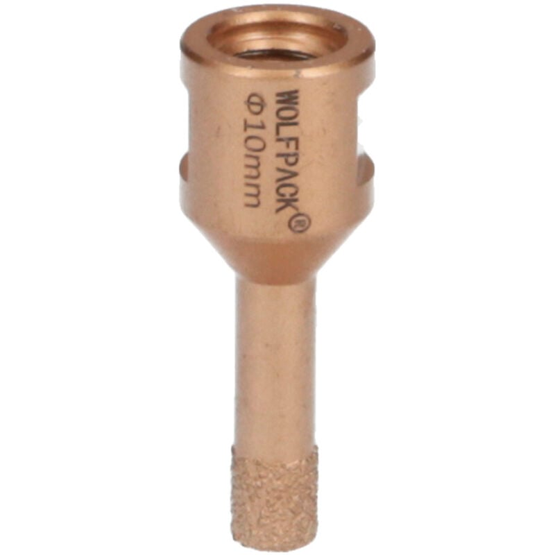 foto del prodotto wolfpack linea professional corona diamantata per smerigliatrice 10 mm. attacco filettato m14. taglio dry