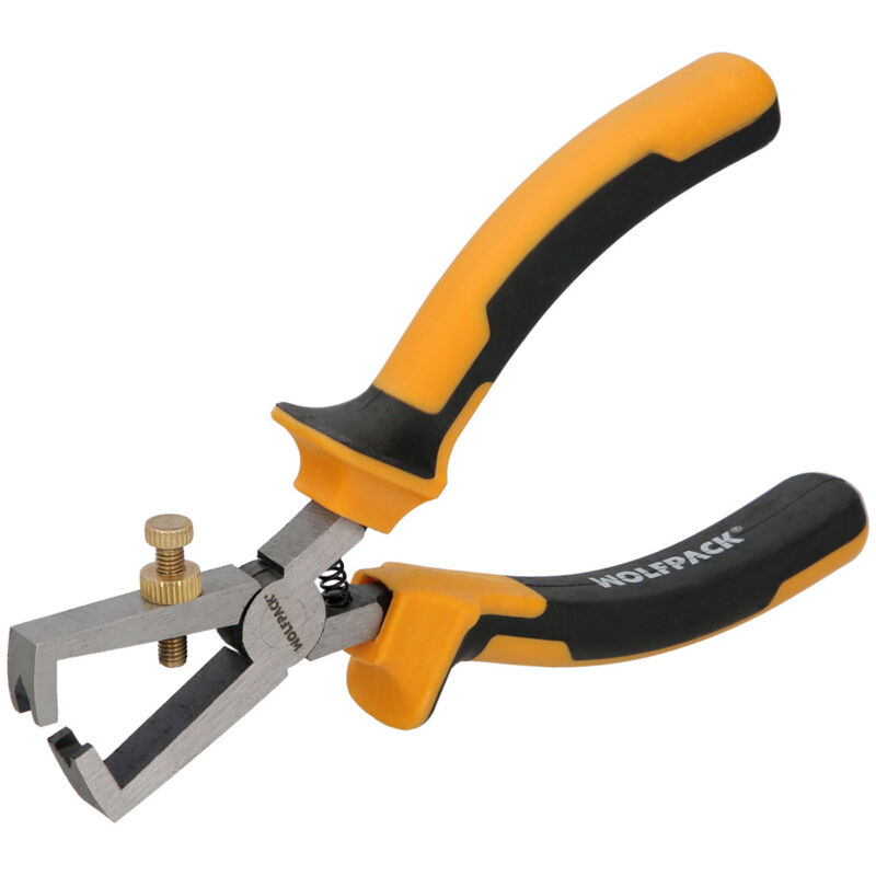 foto del prodotto wolfpack linea professional pinza spelafili 150 mm. pinza spelafili in acciaio din 5745, tagliafili, spelafili,