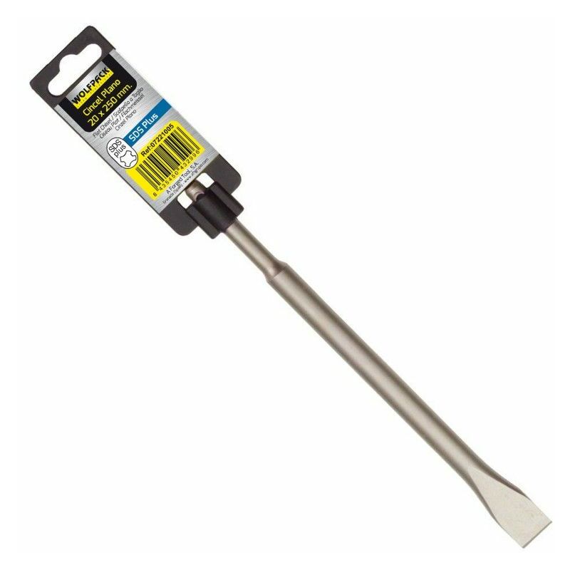 foto del prodotto wolfpack martello scalpello sds plus piatto 20x250 mm.