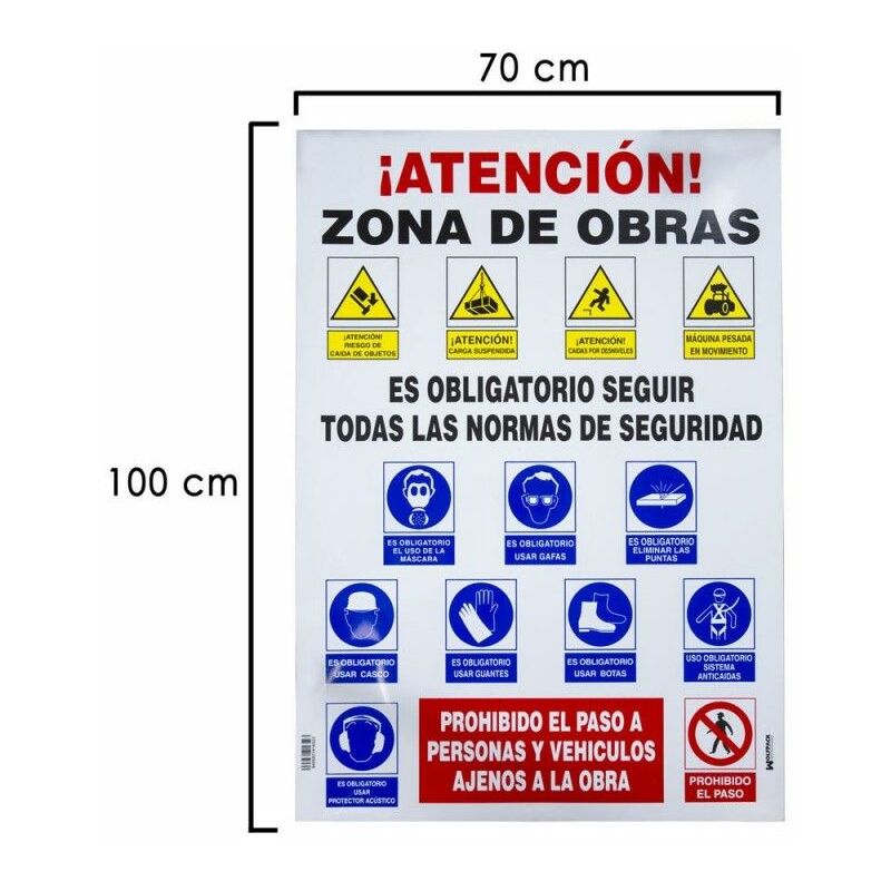 foto del prodotto wolfpack poster combinato work standard 100x70 cm.