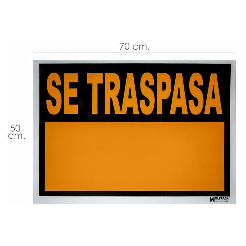 foto del prodotto wolfpack poster viene trasferito 70 x 50 cm.