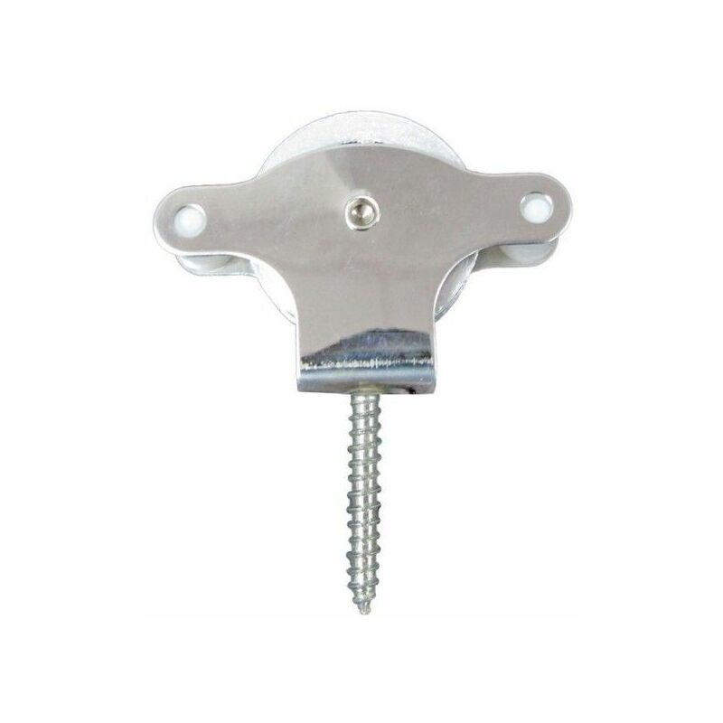 foto del prodotto wolfpack puleggia in acciaio inossidabile 40 mm. rullo in metallo con bullone a vite