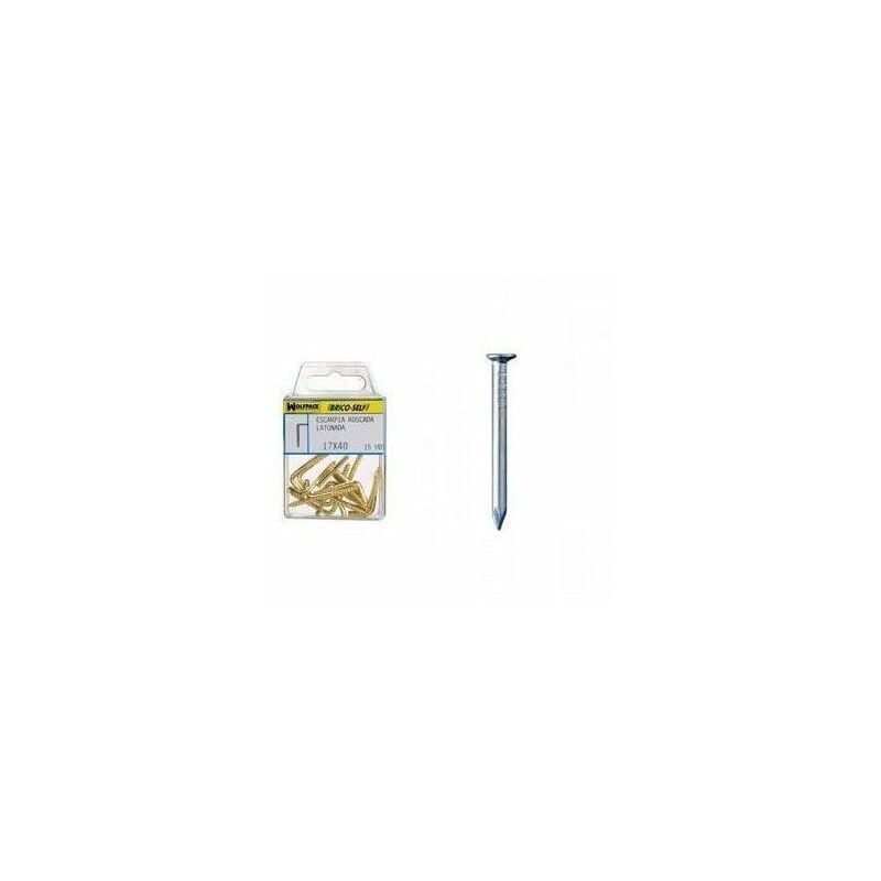 foto del prodotto wolfpack punta in acciaio a testa piatta zincata 2.70x60 mm. 12 unit 
