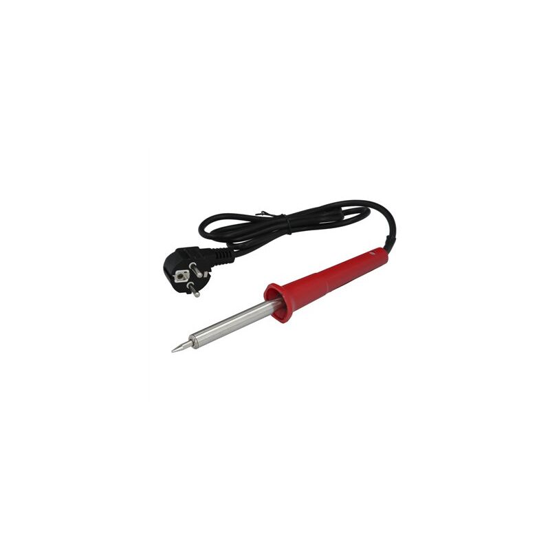 foto del prodotto wolfpack saldatore 40 watt con punta dritta removibile include supporto e cavo da 110 cm 