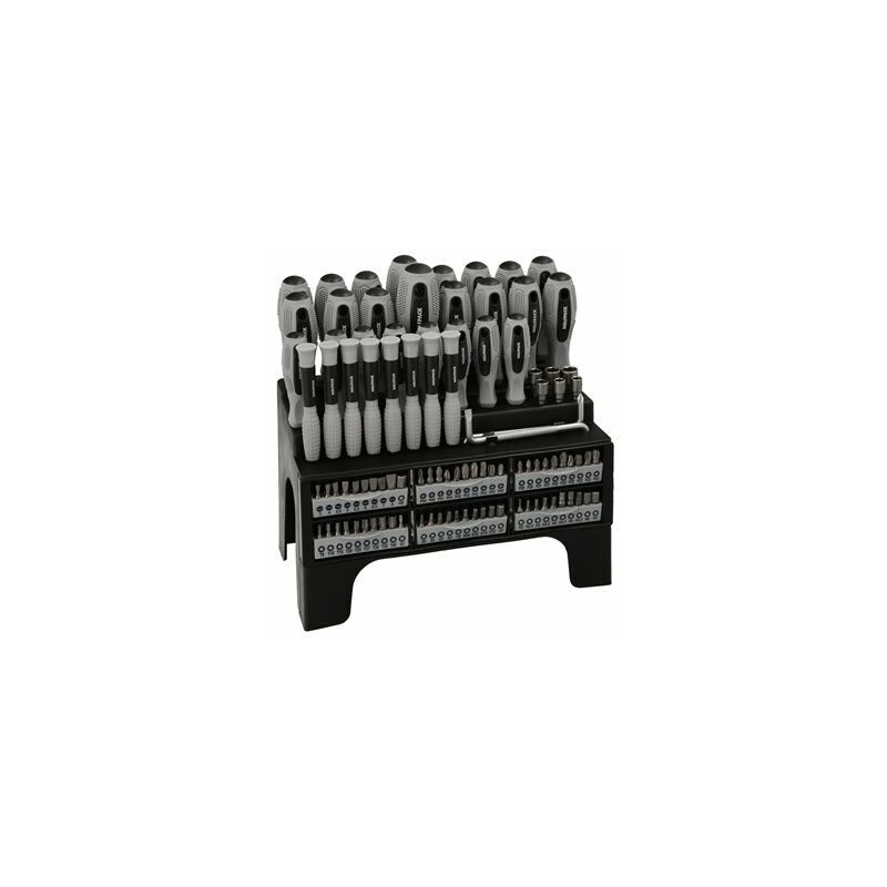 foto del prodotto wolfpack set di cacciaviti rimozione punte da 100 pezzi con espositore
