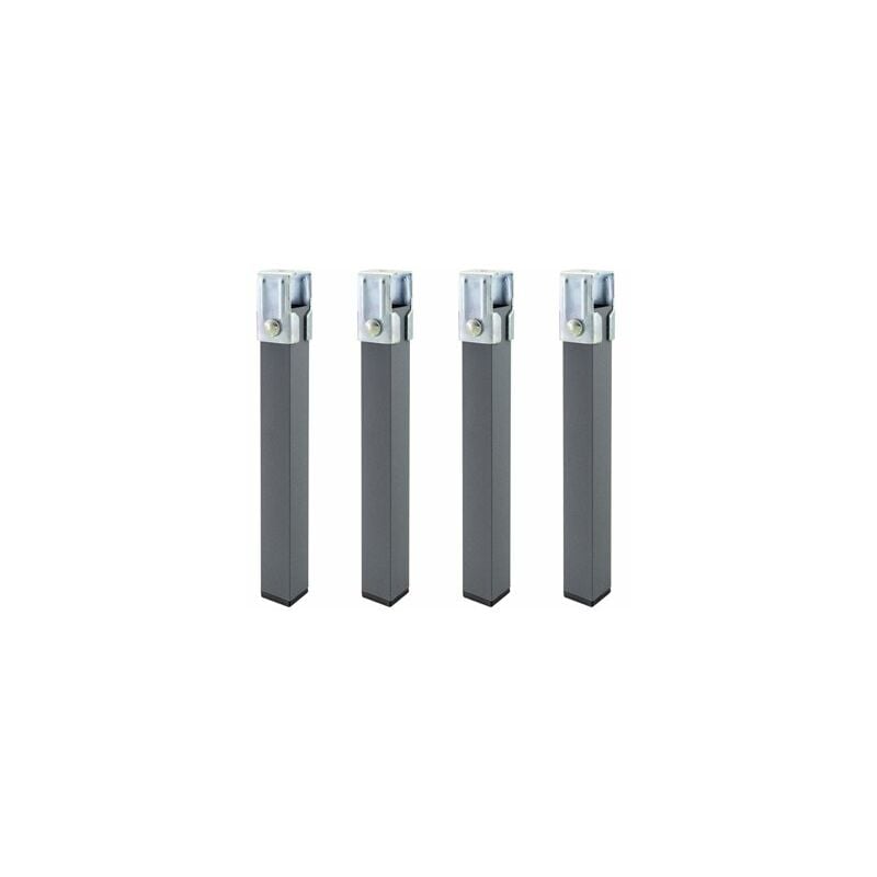 foto del prodotto wolfpack set di gambe per rete quadrata 4 unit tubo 30x30 mm. per rete 40x30 mm. altezza 25 cm.