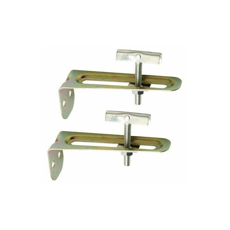 immagine 0 del prodotto wolfpack set di staffe sanitarie supporto lavandino 10 cm. 2 pezzi 