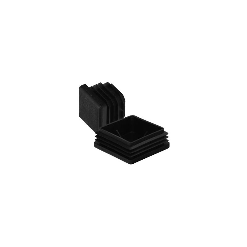 foto del prodotto wolfpack tappo interno quadrato in plastica 60x60 mm. borsa di colore nero 50 unit .