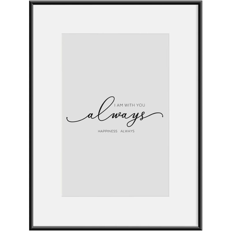 foto del prodotto woltu 1x 30x40 cm cornice portafoto da parete,cornice,frontale trasparente in plexi, per biglietti,senza gambe di sostegno,nero