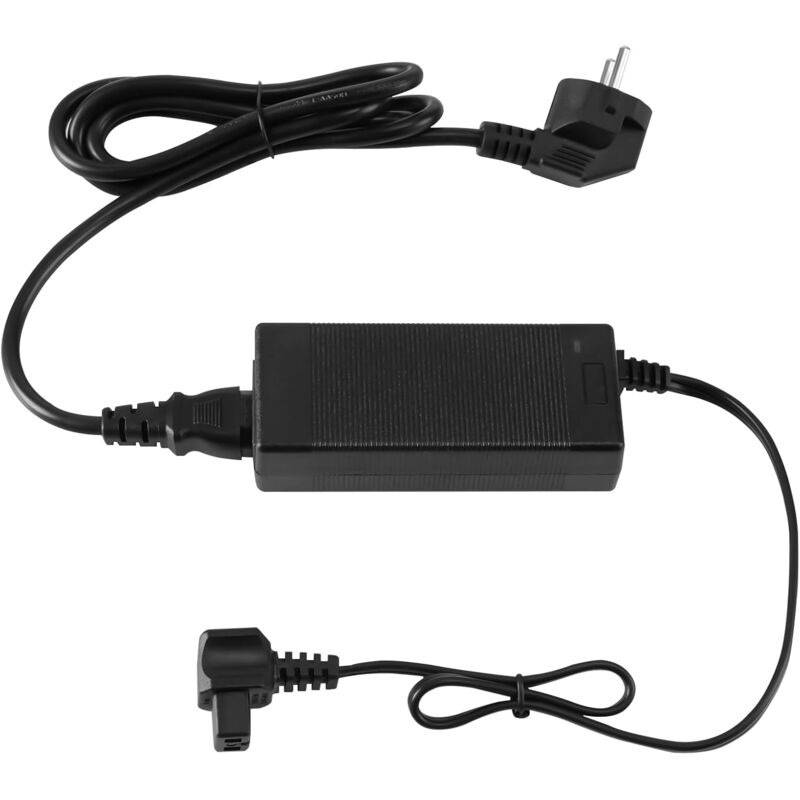 foto del prodotto woltu adattatore di alimentazione ac per mini frigo, cavo di corrente 1,5m, convertitore di tensione 0,5m, da 100 240v a 14,5v, nero
