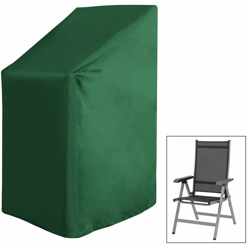 foto del prodotto woltu copertura per mobili set arredo da giardino esterno pe 100g m verde 65x65x120 80 cm