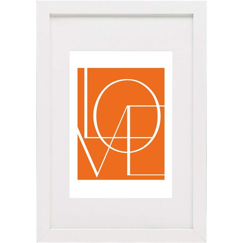 foto del prodotto woltu cornice per foto 15x20cm in legno e vetro porta foto da parete e tavolo bianco