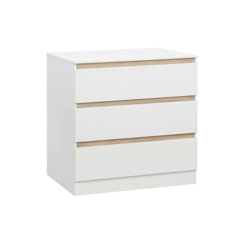 foto del prodotto woltu fasciatoio baby cassettiera con 3 cassetti scorrevoli per cameretta unisex