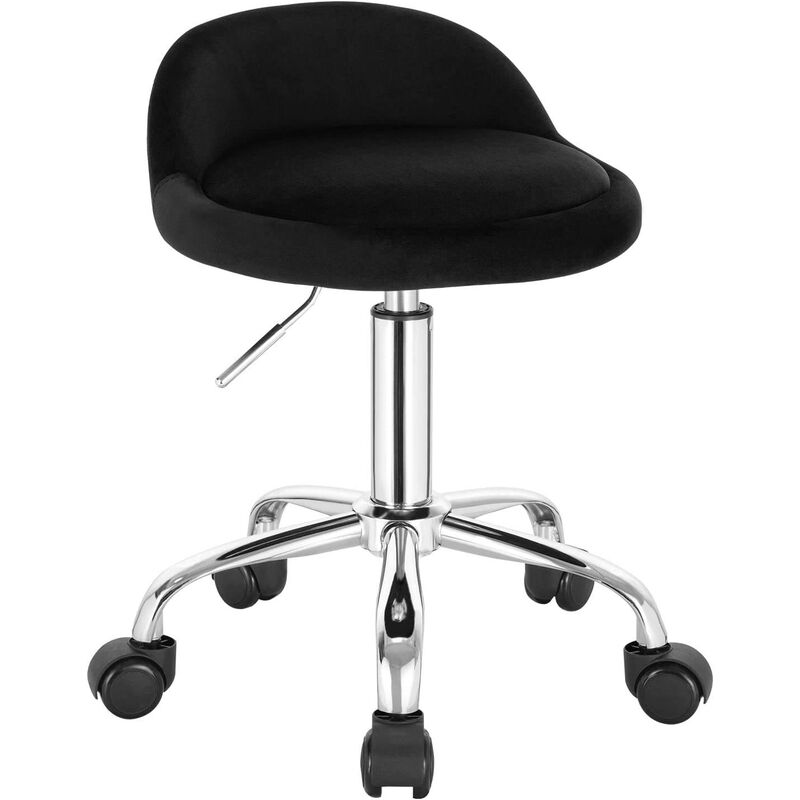 foto del prodotto woltu sedia da ufficio ergonomica scrivania sedia da lavoro girevole in velluto nero