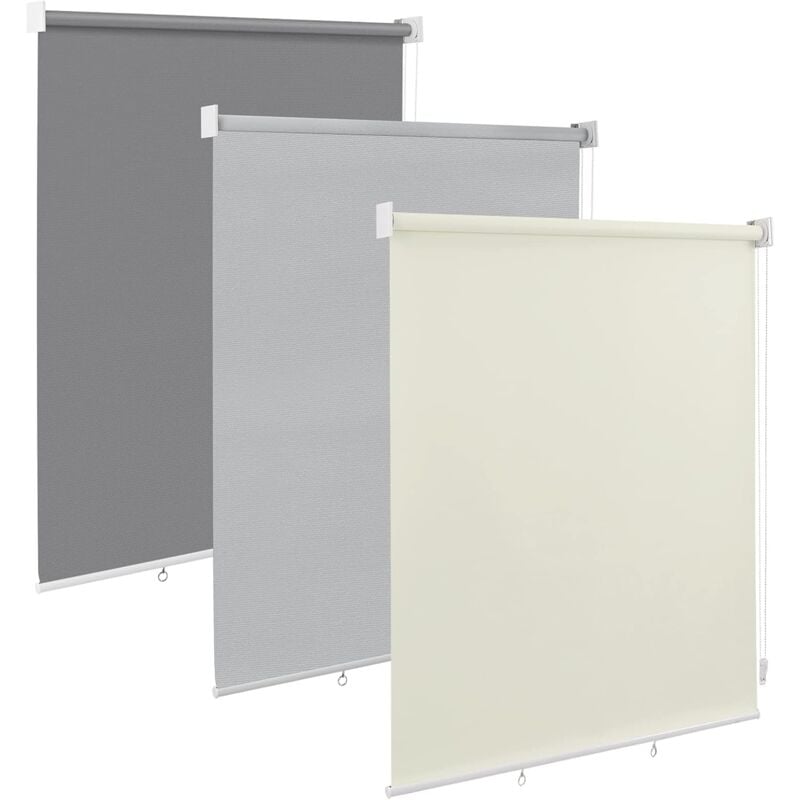 foto del prodotto woltu tenda avvolgibile verticale per esterni tenda da sole a caduta verticale tenda a rullo per esterno tenda parasole antivento privacy per