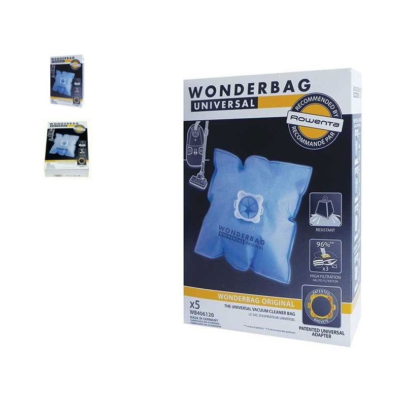 foto del prodotto wonderbag sac poussi re x5 micro fibre pour aspirateur rowenta