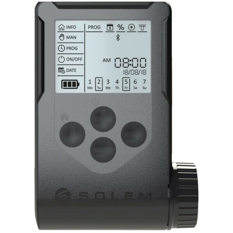 foto del prodotto woobee regolatore di irrigazione a batteria a 6 stazioni con bluetooth offerta esclusiva solem