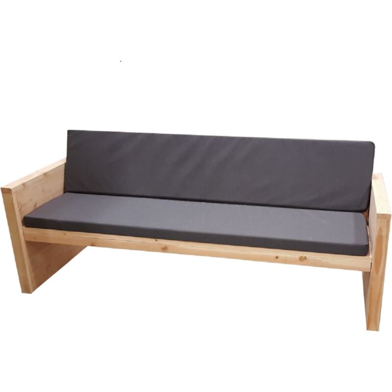 foto del prodotto wood4you panca da giardino fai da te kit di costruzione incl cuscino