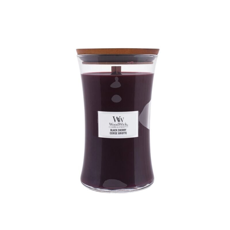 foto del prodotto woodwick - candela large hourglass black cherry 93100e