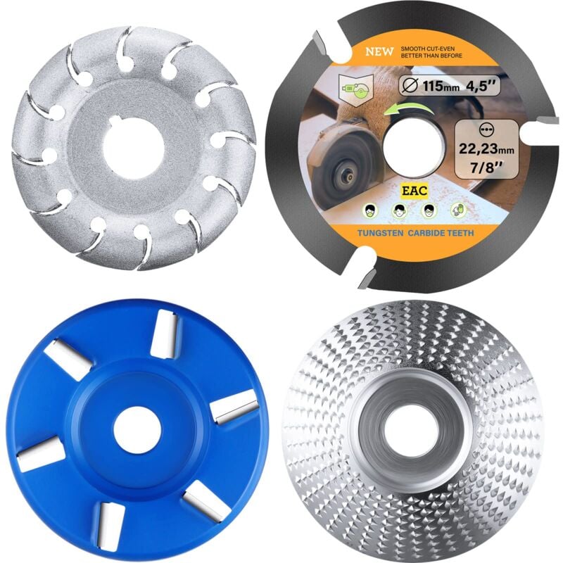foto del prodotto woodworking tea plate knife four piece set angle grinder accessories woodworking spatula repair knife
