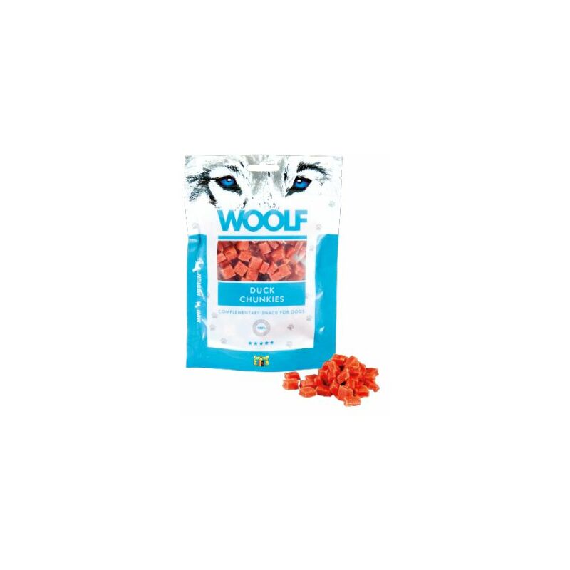 foto del prodotto woolf snack bocconcino anatra 100gr