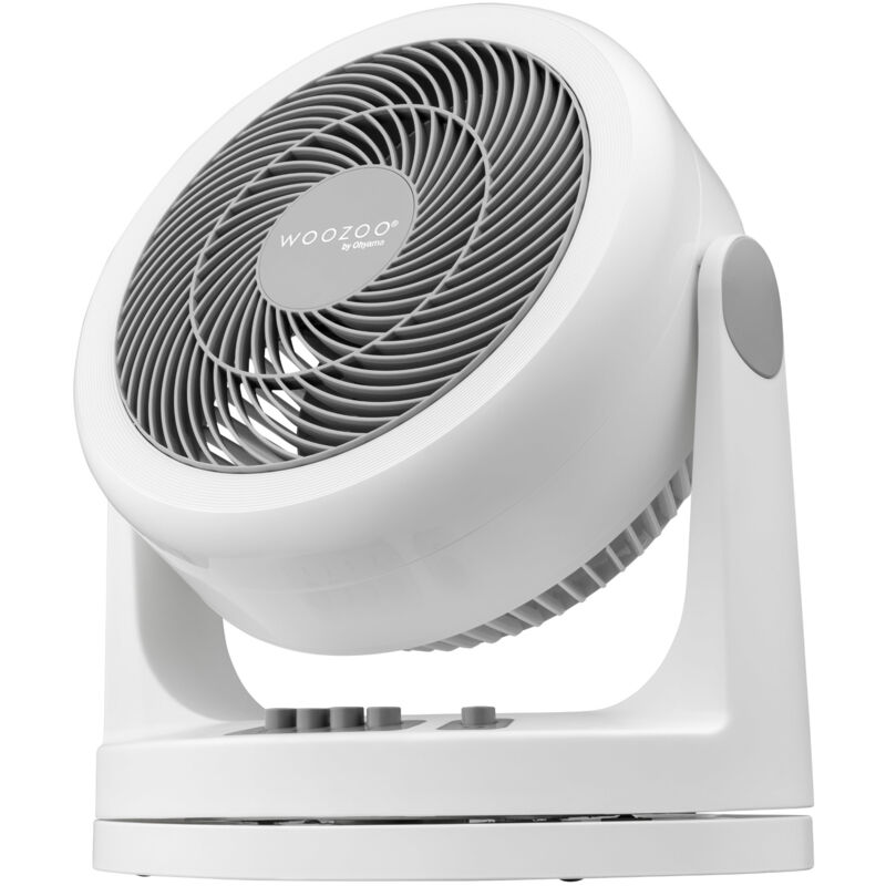foto del prodotto woozoo, 33m , ventilatore da tavolo, ventilatore da scrivania, bianco, oscillazione, silenzioso, portatile, per camera da letto, soggiorno,